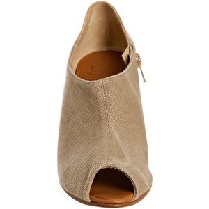 Christian Louboutin Tan Wedges